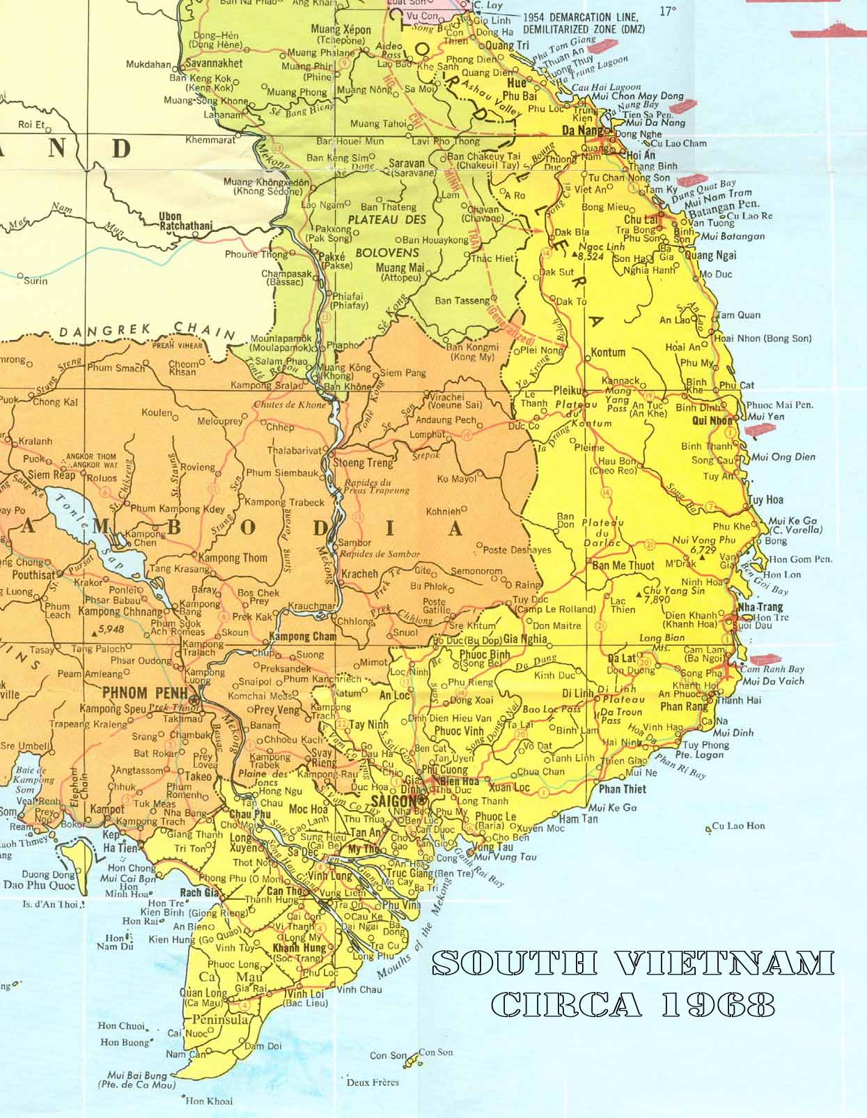 Vietnam Map 