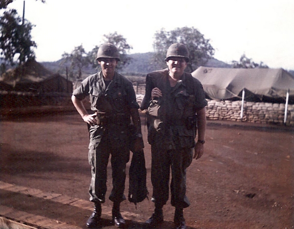 Battalion Staff
Left - LtCol Redmond Forrester, Battalion Commander; Right - Major Jerry Orr, Tactical Operations Center (TOC).
