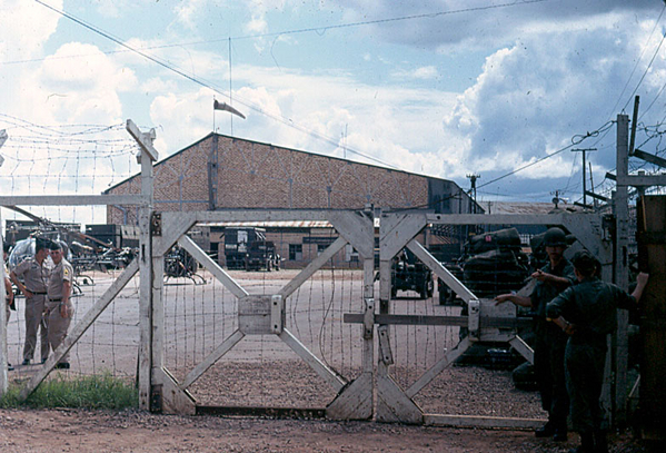 Camp Alpha / Tan Son Nhut AB
This gate separated the incomining personnel at Camp Alpha from the Tan Son Nhut airbase just outside the city of Saigon.
