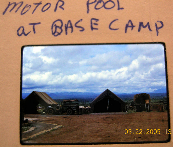 Base Camp Motor Pool
Boy, I thought we were getting pretty fancy!
