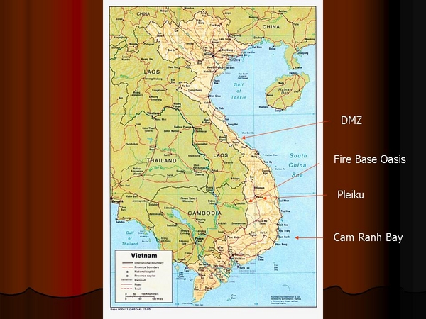 The Republic of Dinkville
Map of Vietnam; key locations
