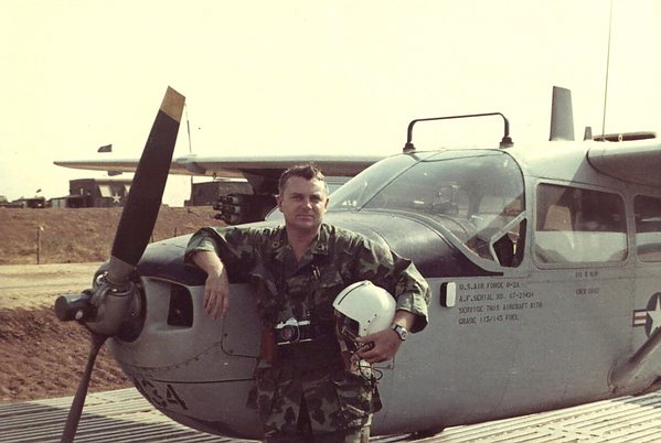 The Pilot
Riding with Air Force Maj Ferrell, "Cider FAC" (Forward Air Controller).
