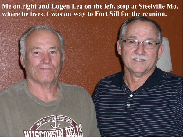 Modern-day buddies
Eugene Lea and Steve Cox.
