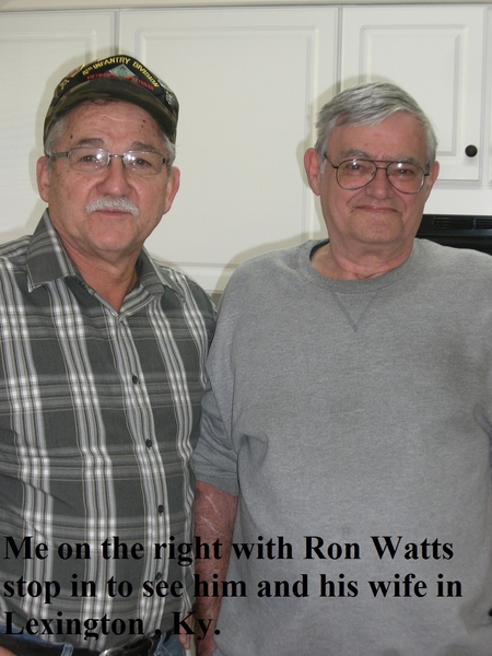 Modern Day Buddies
Steve Cox and Ron Watts...just a few years away from Vietnam.
