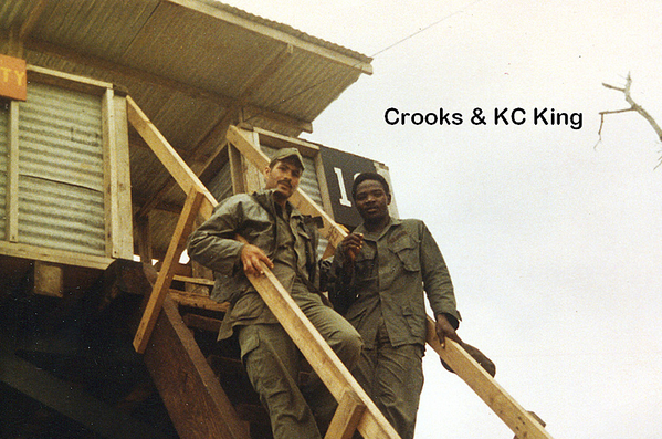 Crooks & Kings?
Griffith Crooks and KC King pulling Guard Duty.
