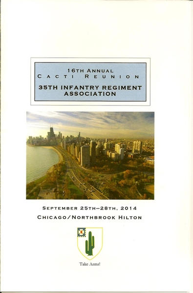 16th Annual 35th Reunion - 2014
Program cover for the Chicago reunion.
