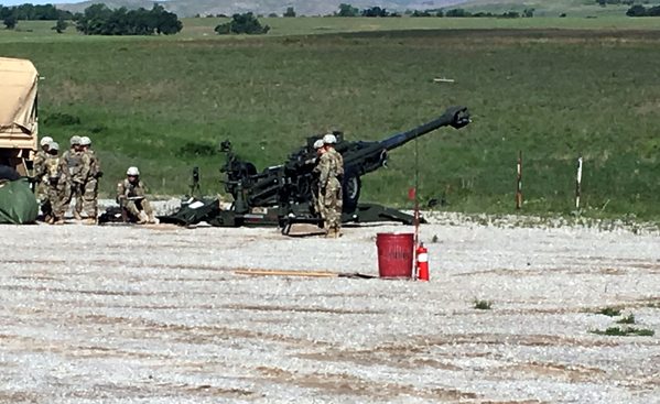 Thursday Firepower Demonstration
Gun Section waiting for the command to fire.

Photo courtesy of Joe Turner
