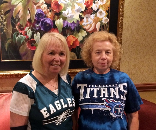 Football Fans
Martha Henderson and Nancy Rosenau reveal their loyalties.
