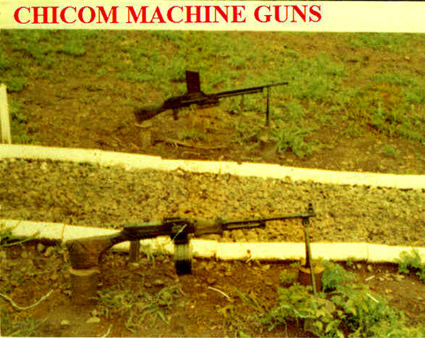 Memories of LZ St George
Enemy machine guns of Chicom origin.
